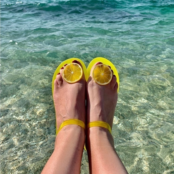 KATY PERRY Geli Yellow Lemon Sandals 10.5 - Picture 11 of 13
